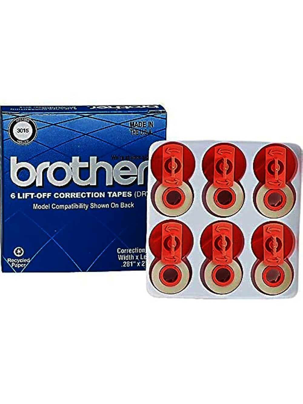 For IBM Selectric II - Lift Off Tape 1136433 Ribbon 6 Pack By Dataproducts